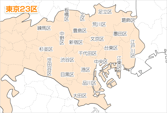 東京23区MAP