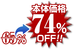 74%OFF