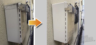 ノーリツ ガス給湯器施工事例GT-2450SAWX→GT-2470SAW BL