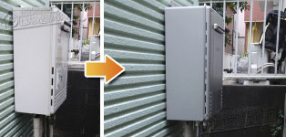 ノーリツ ガス給湯器施工事例GT-C2442SAWX→GT-C2472SAW-1 BL