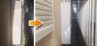 リンナイ ガス給湯器施工事例RUF-240SAW(A)→RUF-A2405SAW(C)