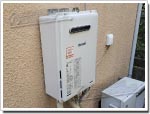 リンナイのガス給湯器に交換KG-A816RFA-R→RUX-A1615W(A)-E